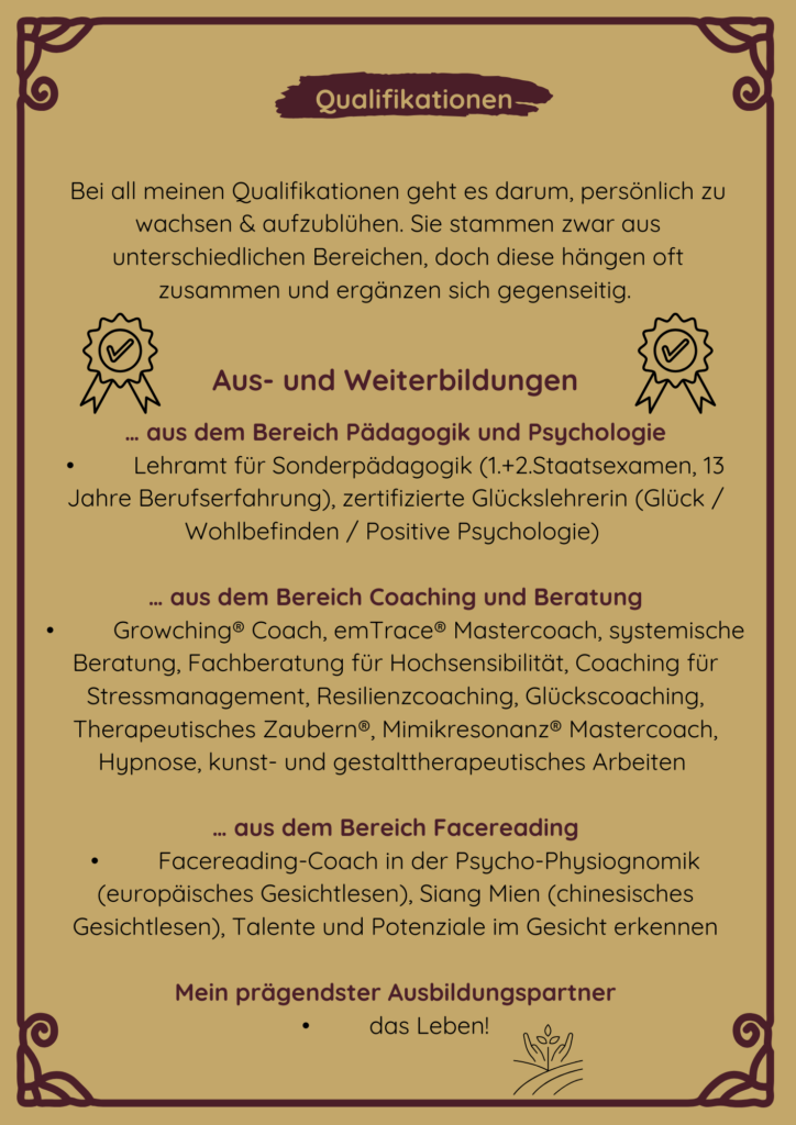 Coaching Methoden - Qualifikationen