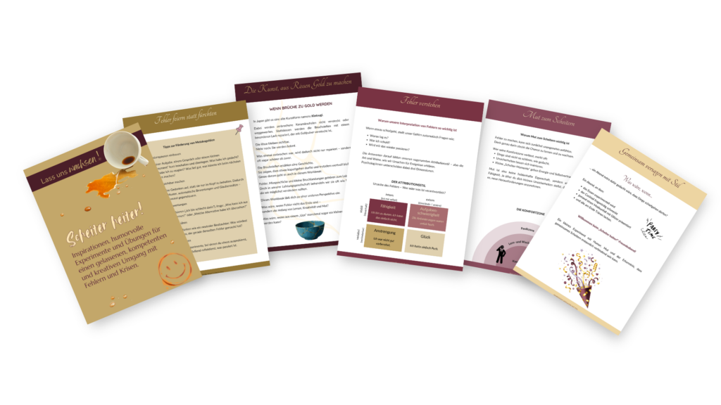 Scheiter heiter Workbookseiten